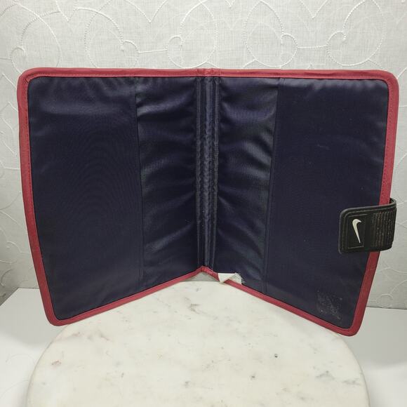 VTG Nike Trapper Keeper Binder Cover Black 1996 Mead Planner Organizer Retro - Picture 12 of 16